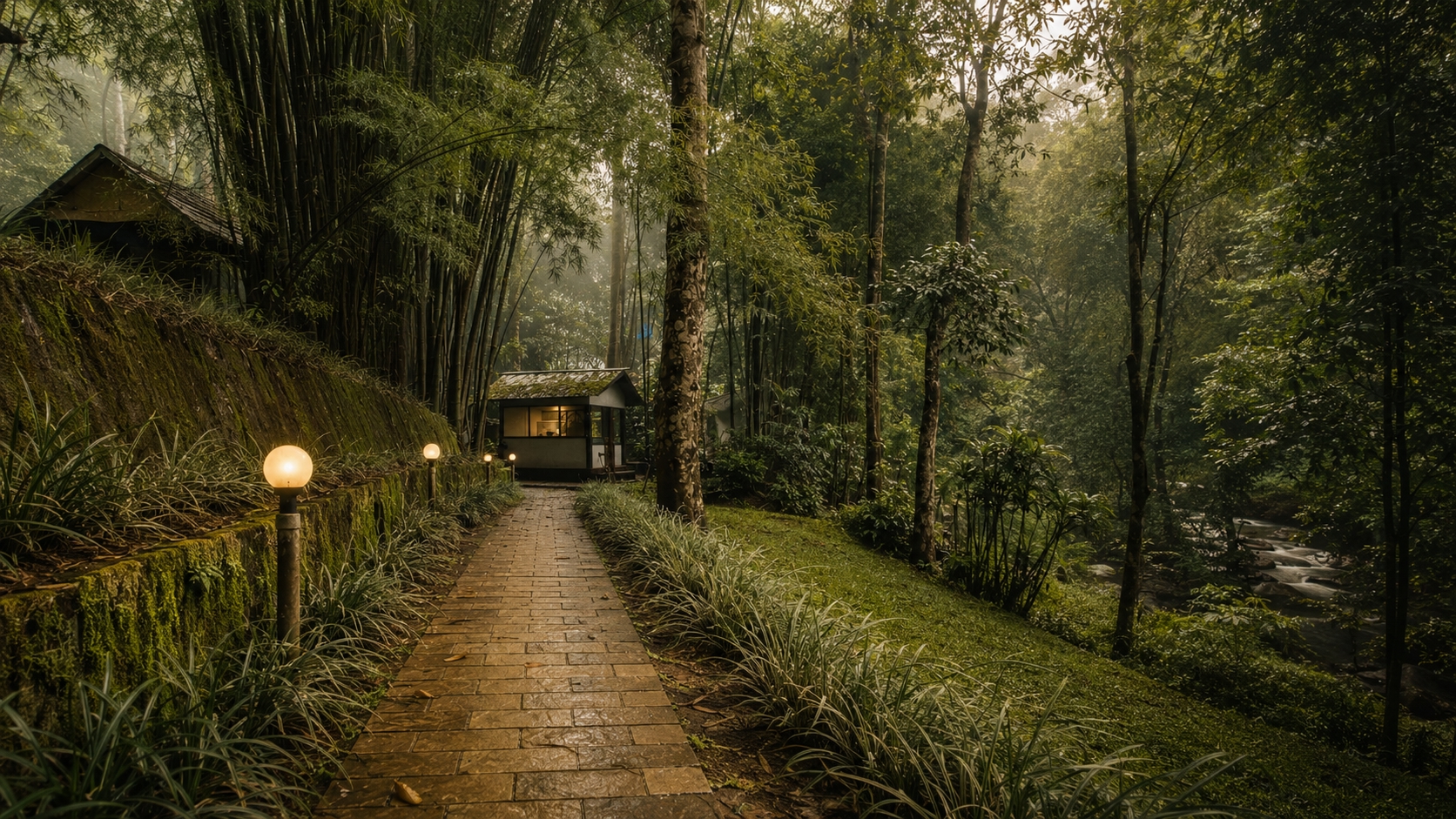 Forest Trails, the path to the cottage