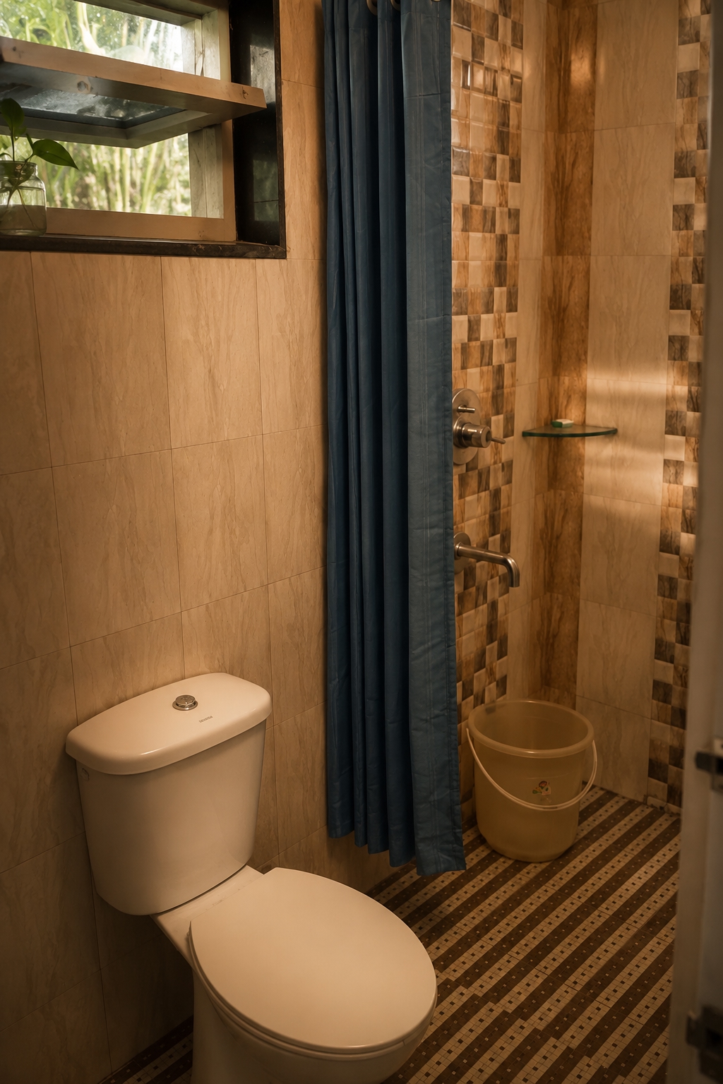 Den View Cottage, bathroom
